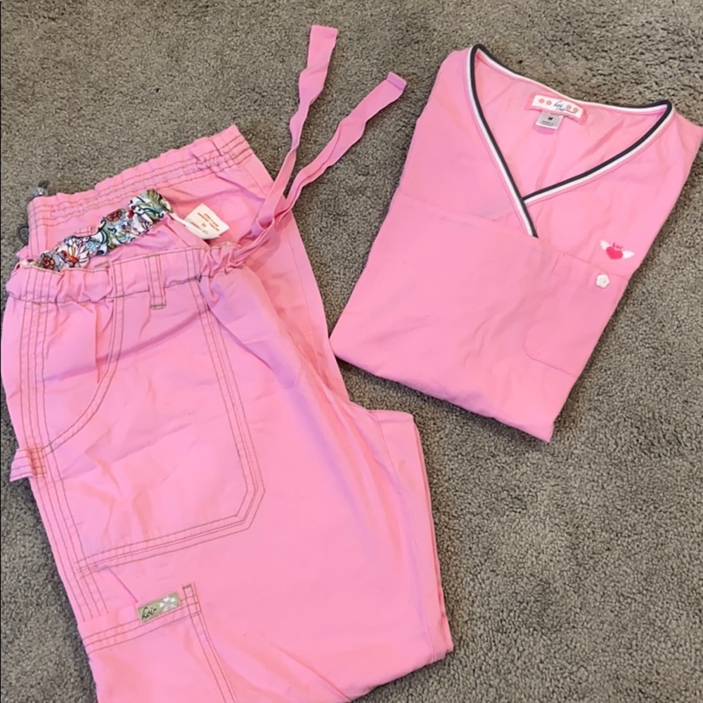 Kathy Peterson Pink Scrubs Set
